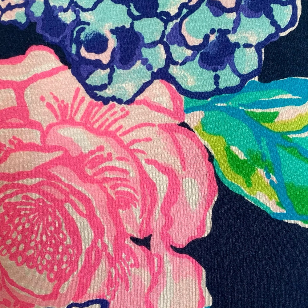 Lilly Pulitzer Martinique Tiered Maxi Dress Long Sleeve Hey Hey Bouquet XXS - Picture 9 of 16